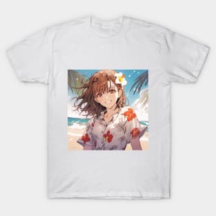 misaka beach T-Shirt